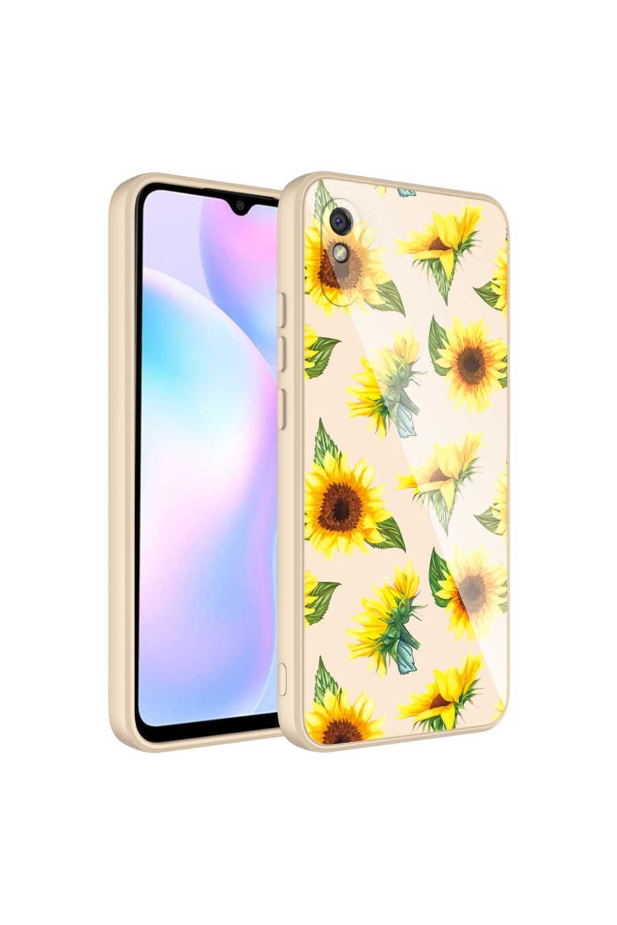 Redmi 9A Kılıf Kamera Korumalı Desenli Sert Silikon NVTH Epoksi Kapak - NO2