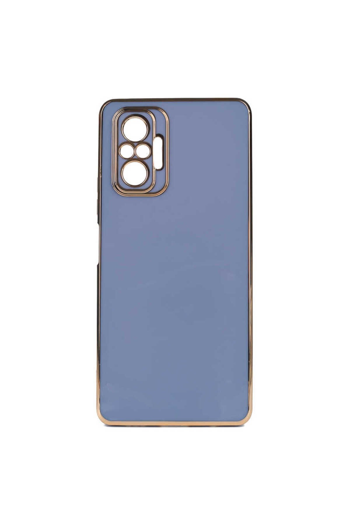 Redmi Note 10 Pro Kılıf NVTH Bark Kapak - Mavi Açık