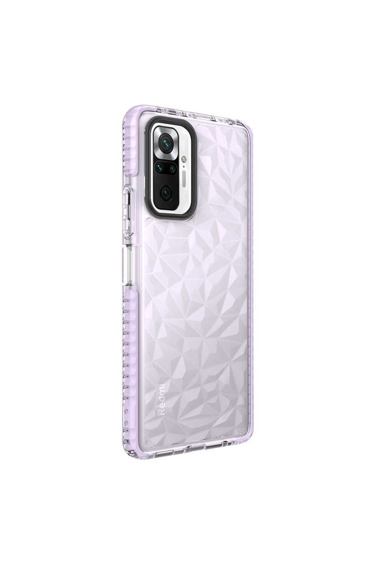 Redmi Note 10 Pro Kılıf NVTH Buzz Kapak - Mor