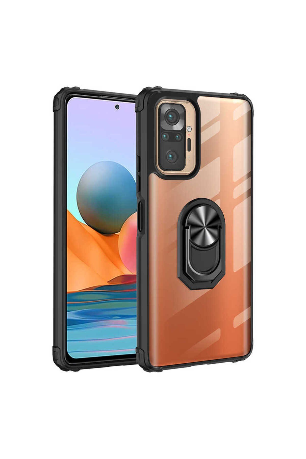 Redmi Note 10 Pro Kılıf NVTH Mola Kapak - Siyah