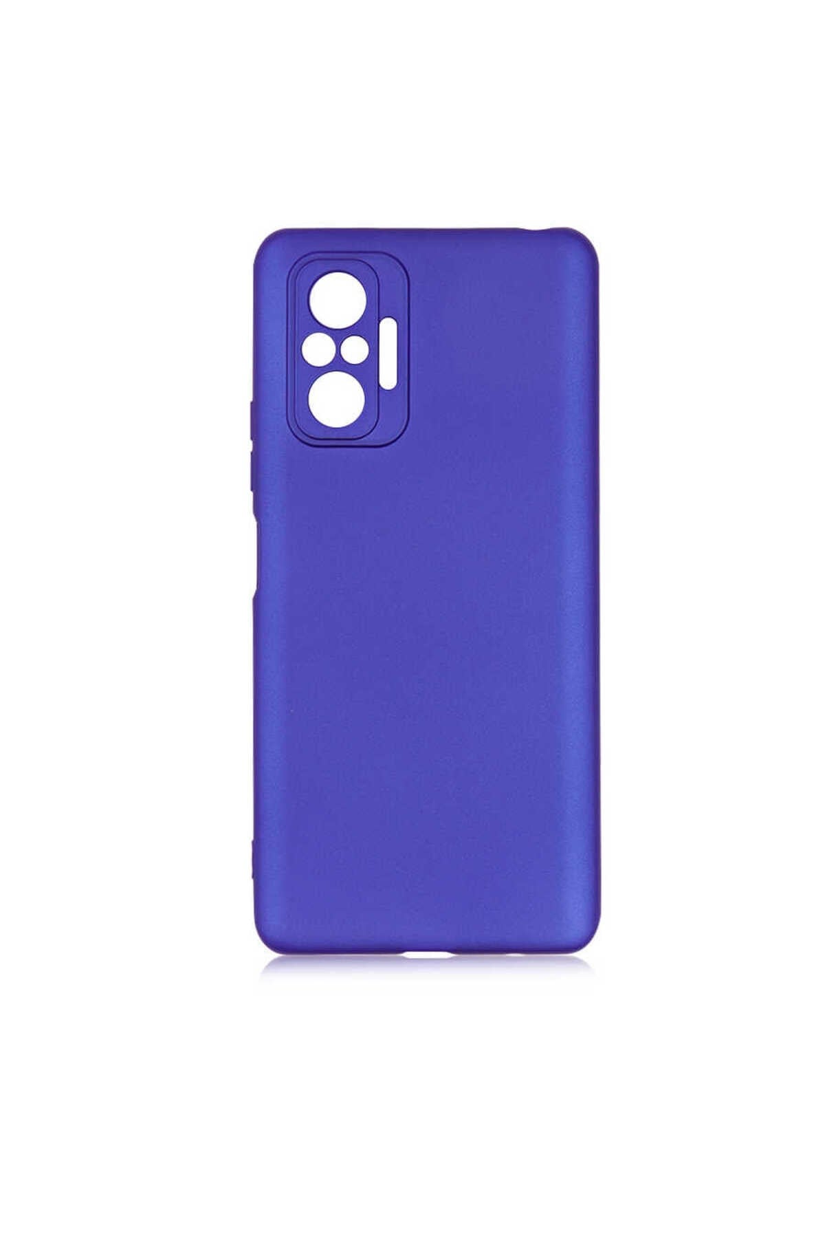 Redmi Note 10 Pro Kılıf NVTH Premier Silikon Kapak - Saks Mavi