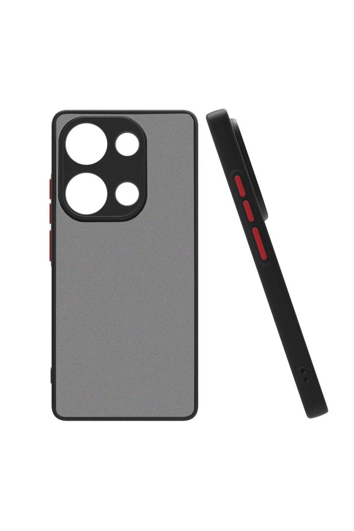 Redmi Note 13 Pro 4G Kılıf NVTH Hux Kapak-Siyah