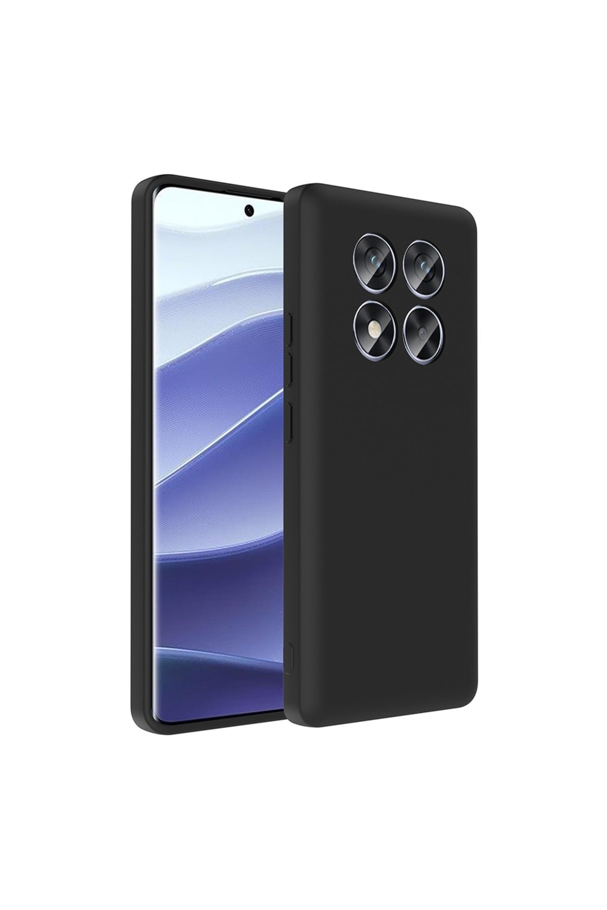 Redmi Note 14 Pro 4G Kılıf Kamera Korumalı Kartlık Hazneli NVTH Vitra Kapak - Siyah