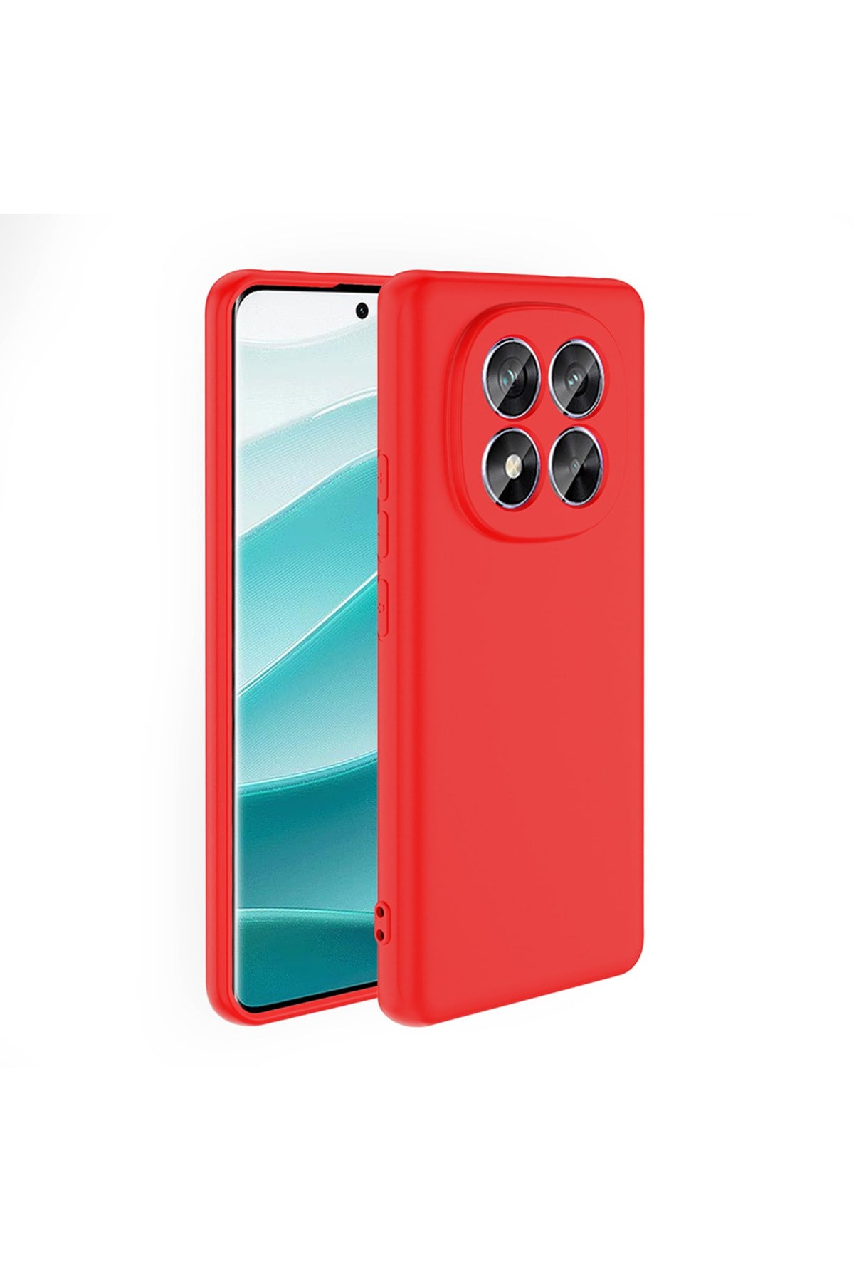 Redmi Note 14 Pro 4G Kılıf NVTH Mara Lansman Kapak - Kırmızı