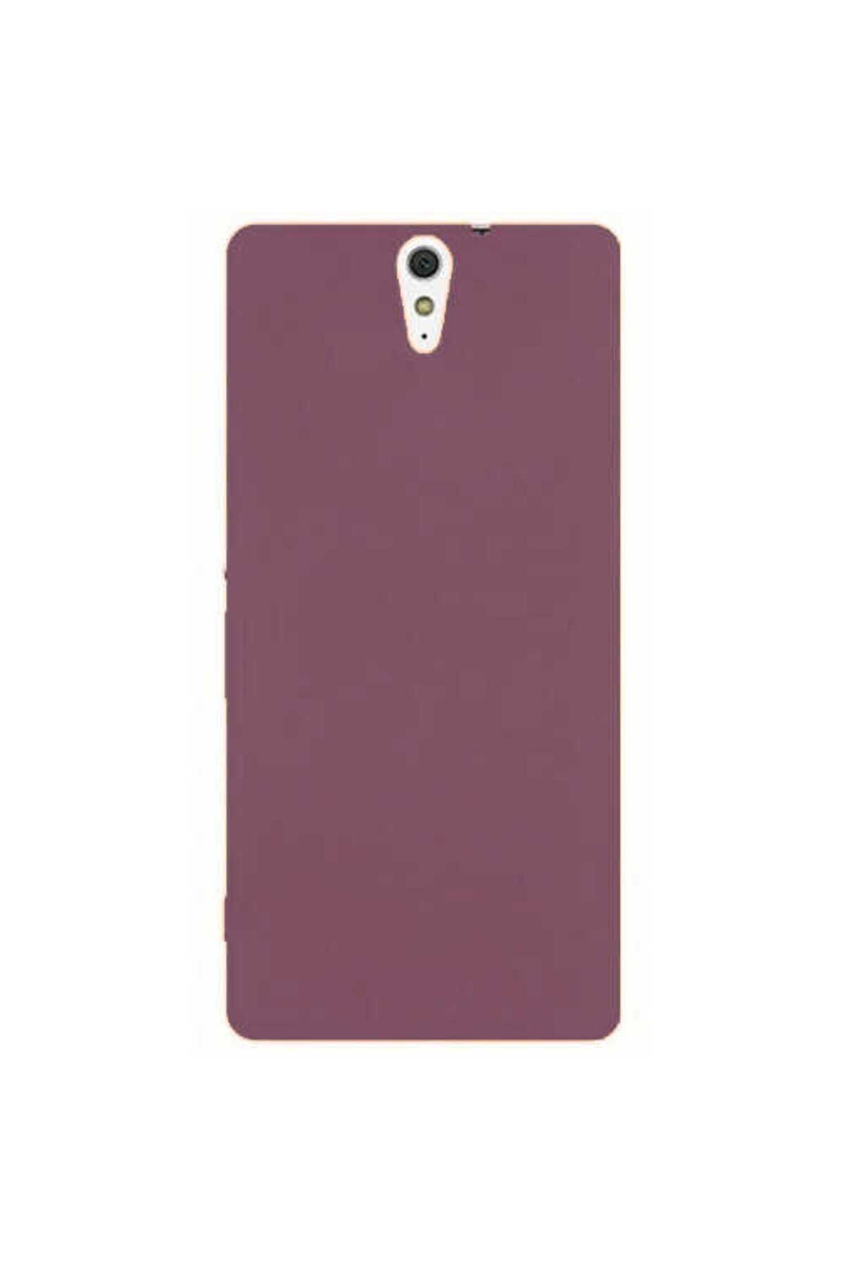 Sony Xperia C5 Kılıf NVTH Premier Silikon Kapak - Mürdüm