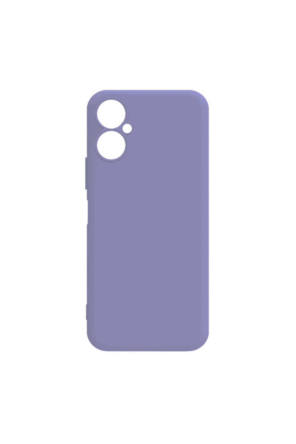 Tecno Camon 19 Neo Kılıf NVTH Biye Silikon - Lila