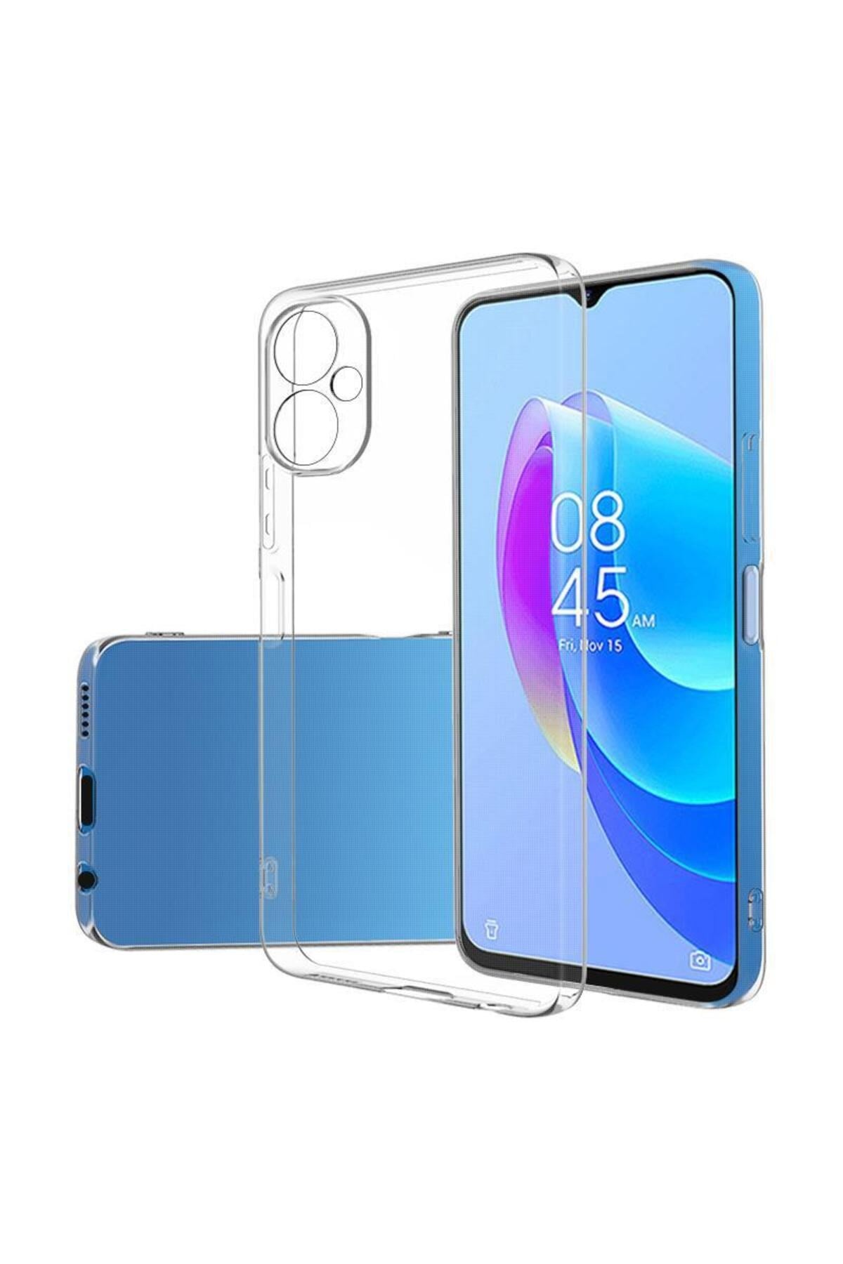 Tecno Camon 19 Neo Kılıf NVTH Süper Silikon Kapak - Renksiz