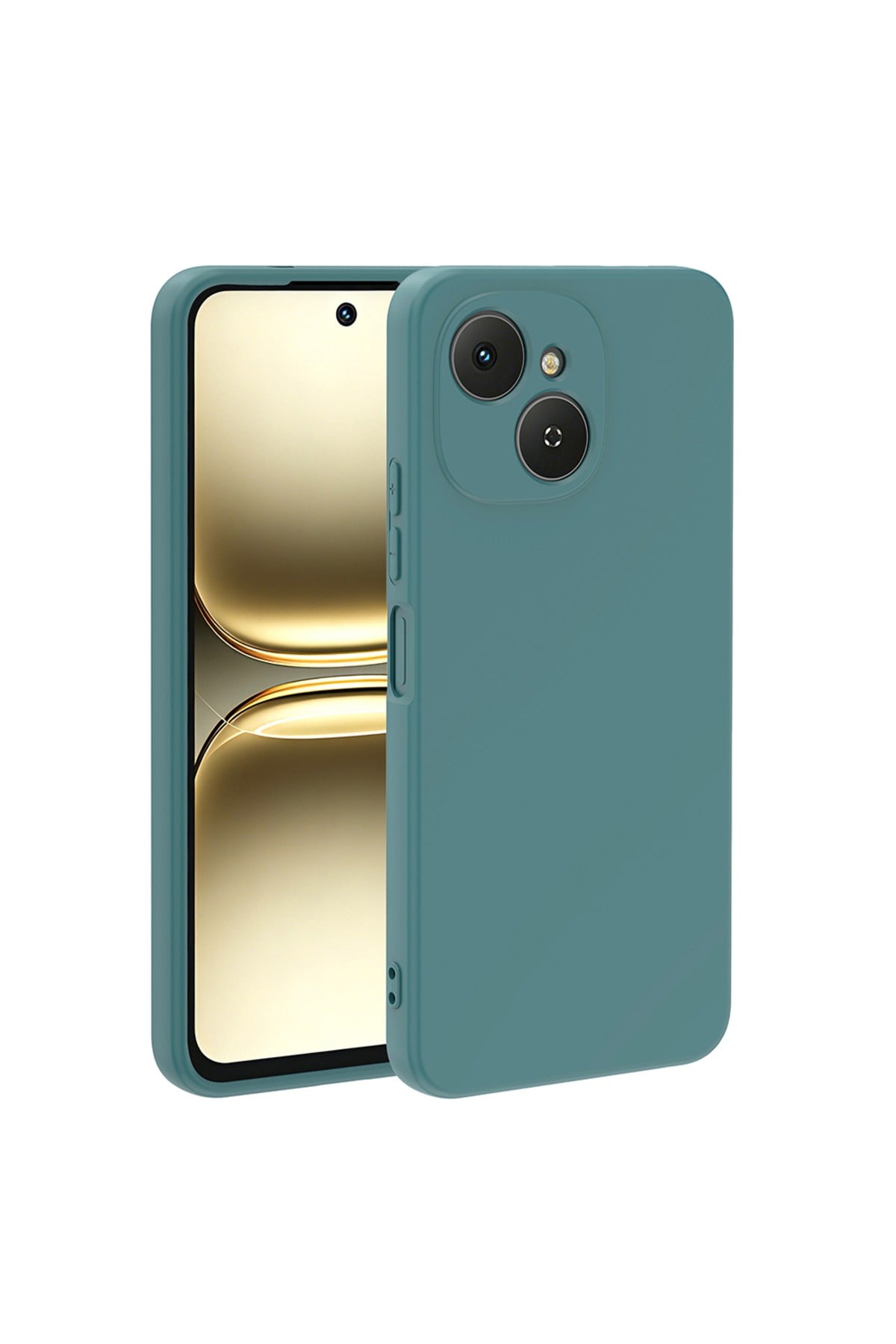 Tecno Spark 40C Kılıf NVTH Mara Lansman Kapak - Koyu Yeşil