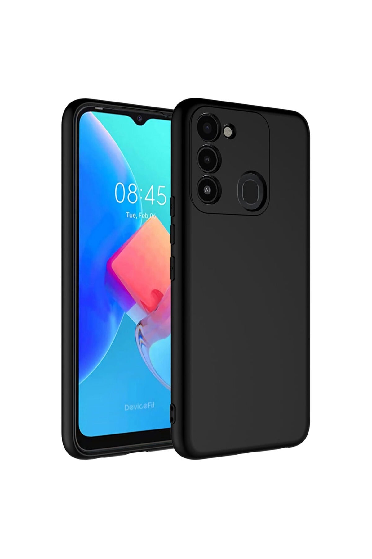 Tecno Spark 8C Kılıf NVTH Mara Lansman Kapak - Siyah