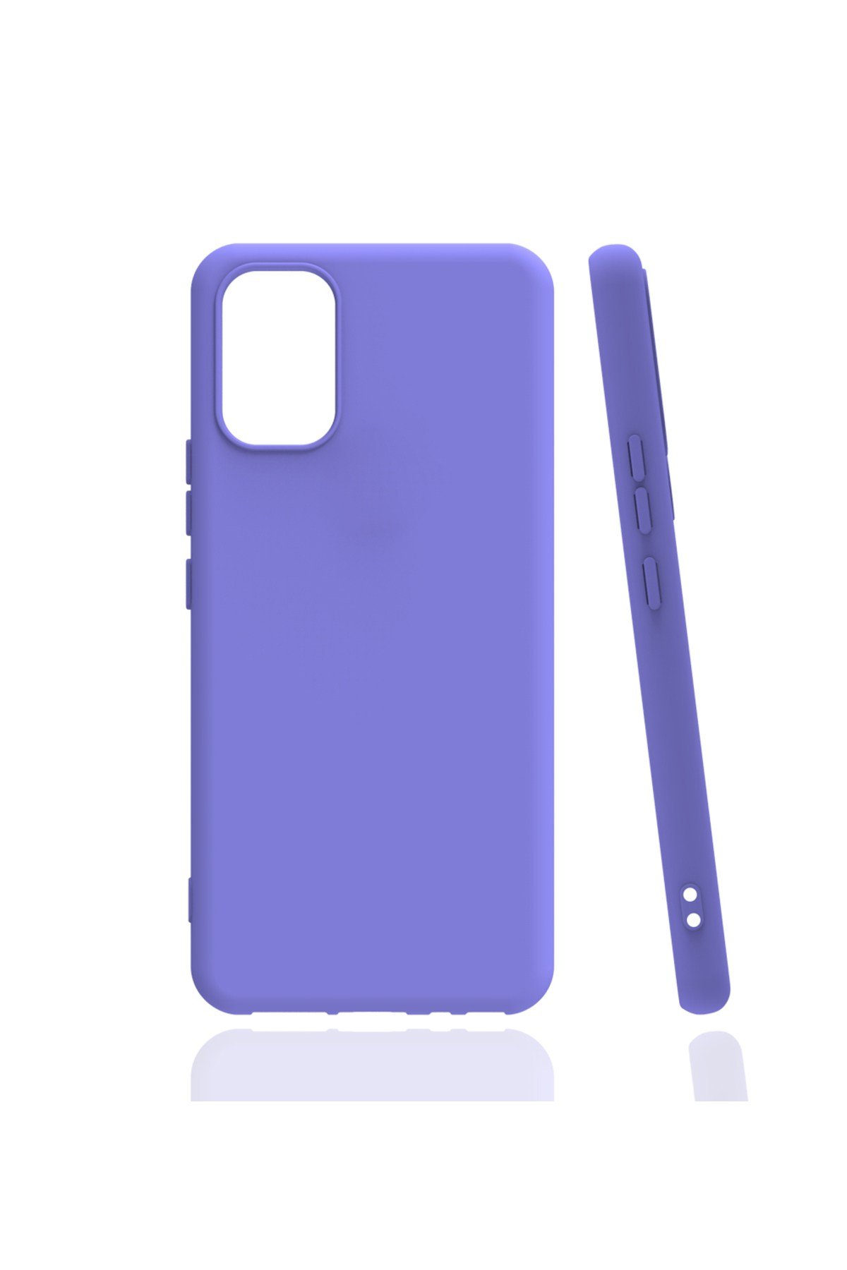 Vivo V21E Kılıf NVTH Biye Silikon - Lila