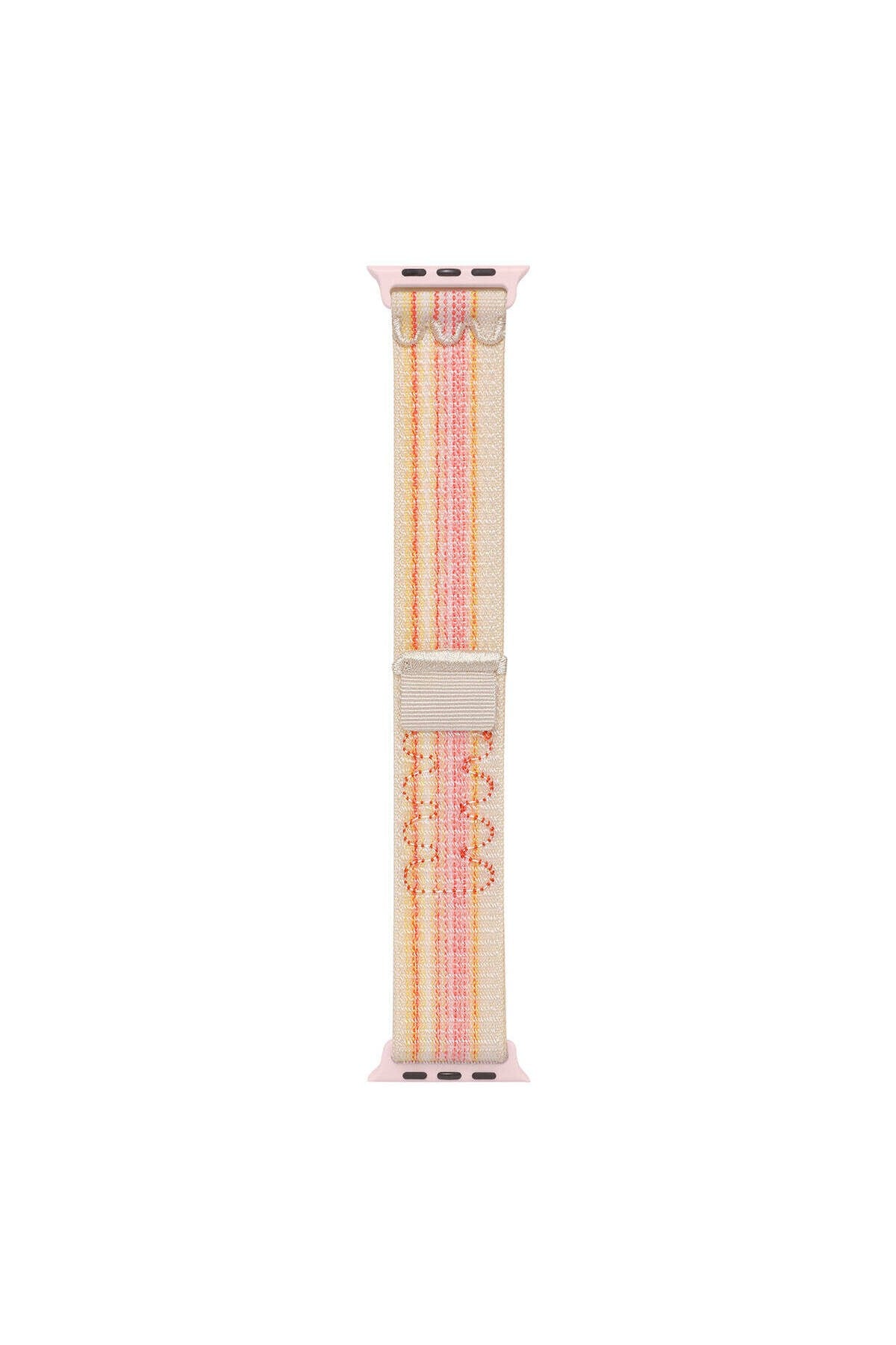 Watch 10 46mm Uyumlu KRD-91 Hasır Kordon Strap Kayış-Pembe