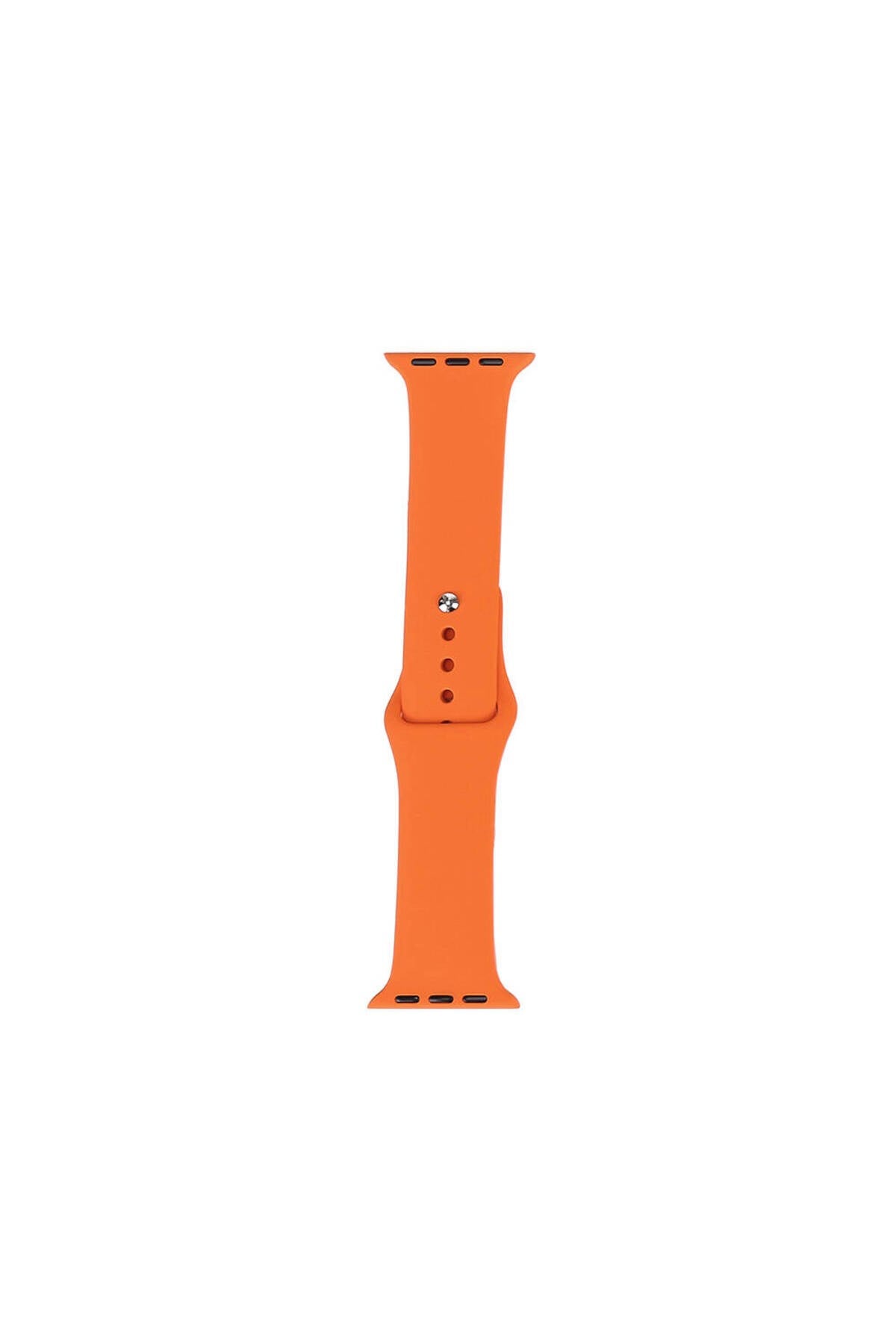 Watch 7 45mm Band Serisi Klasik Kordon Silikon Strap Kayış-Turuncu