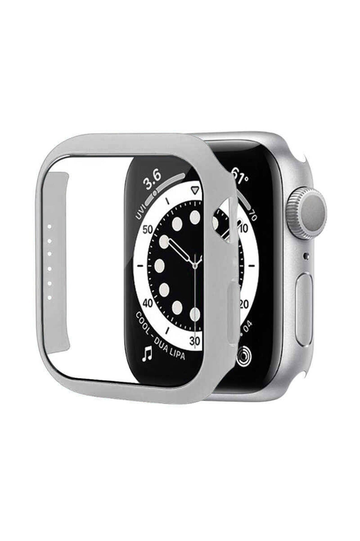 Watch 7 45mm NVTH Watch Gard 01 Ekran Koruyucu - Gümüş