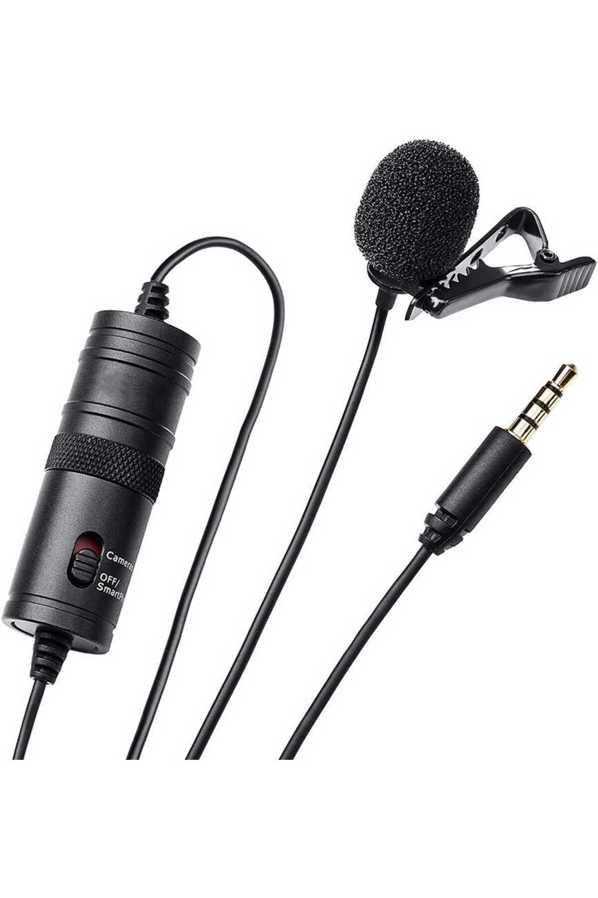 Zore DC-C1 Canlı Yayın Yaka Mikrofon - Siyah