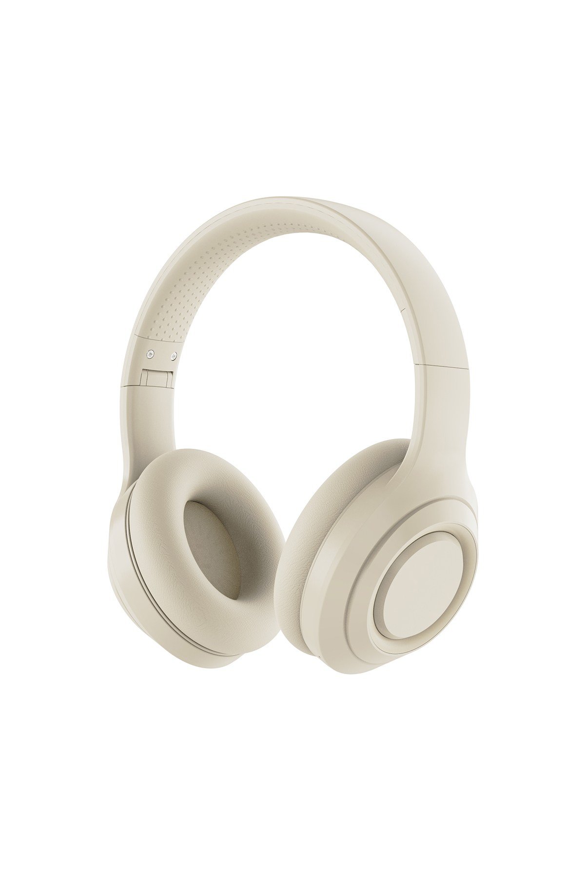 Zore DR-58 Ayarlanabilir ve Katlanabilir Kulak Üstü Bluetooth Kulaklık - Krem
