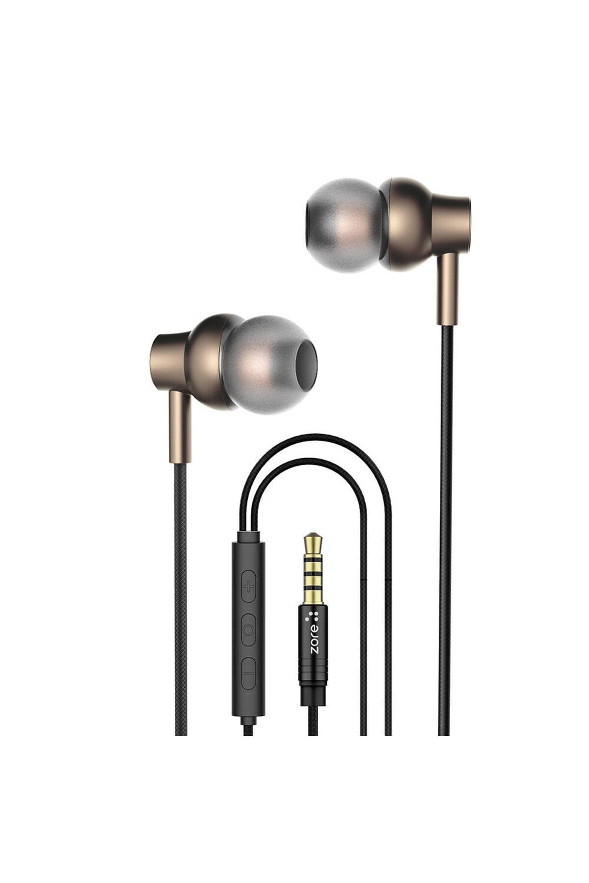 Zore ER-10 SQ Surround 3D Hi-Res Magnetik Özellikli 3.5mm Kablolu Kulak İçi Kulaklık - Siyah