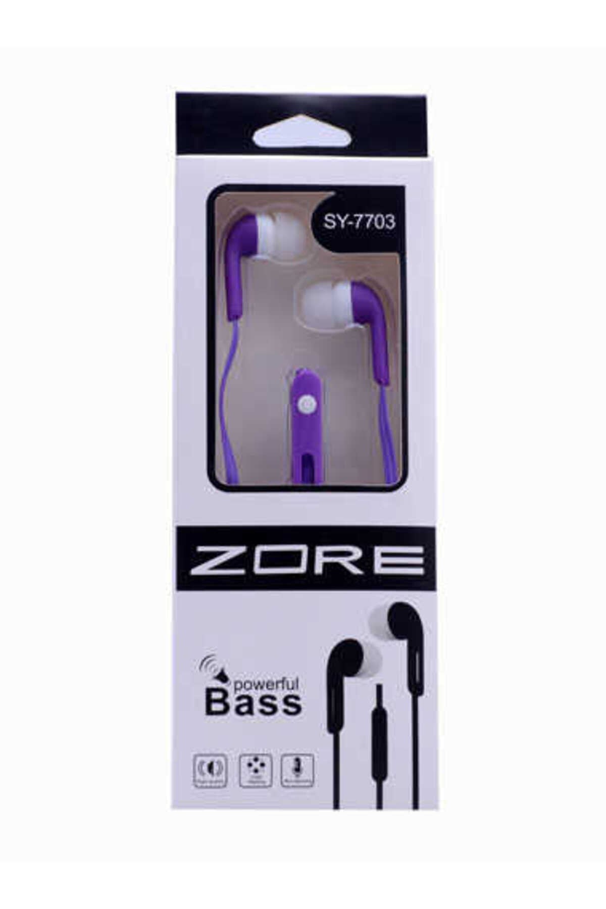 Zore SY-7703 Mp3 Stereo Kulaklık - Mor