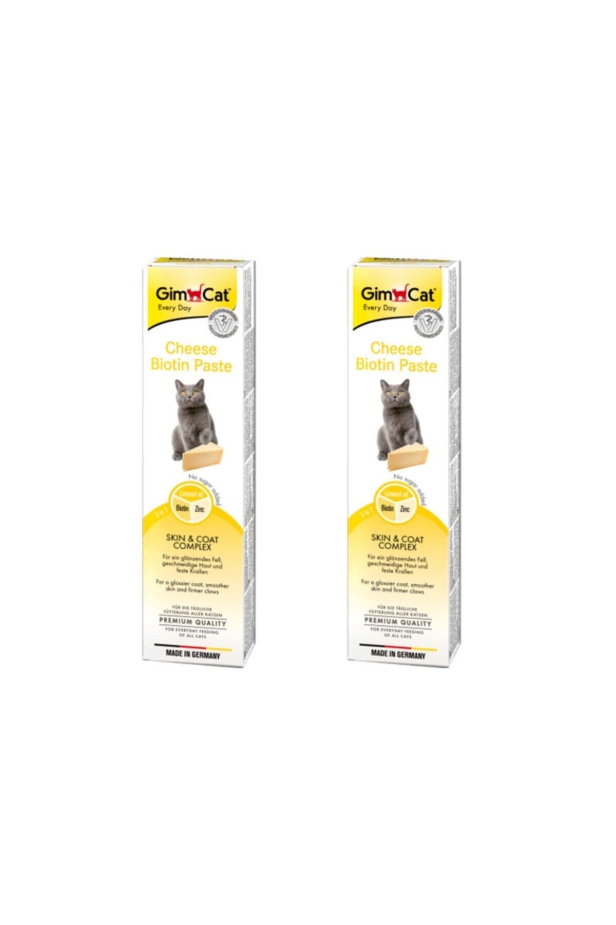 2 Adet Cheese Paste Biotin Peynirli Kedi Macunu 50 Gr
