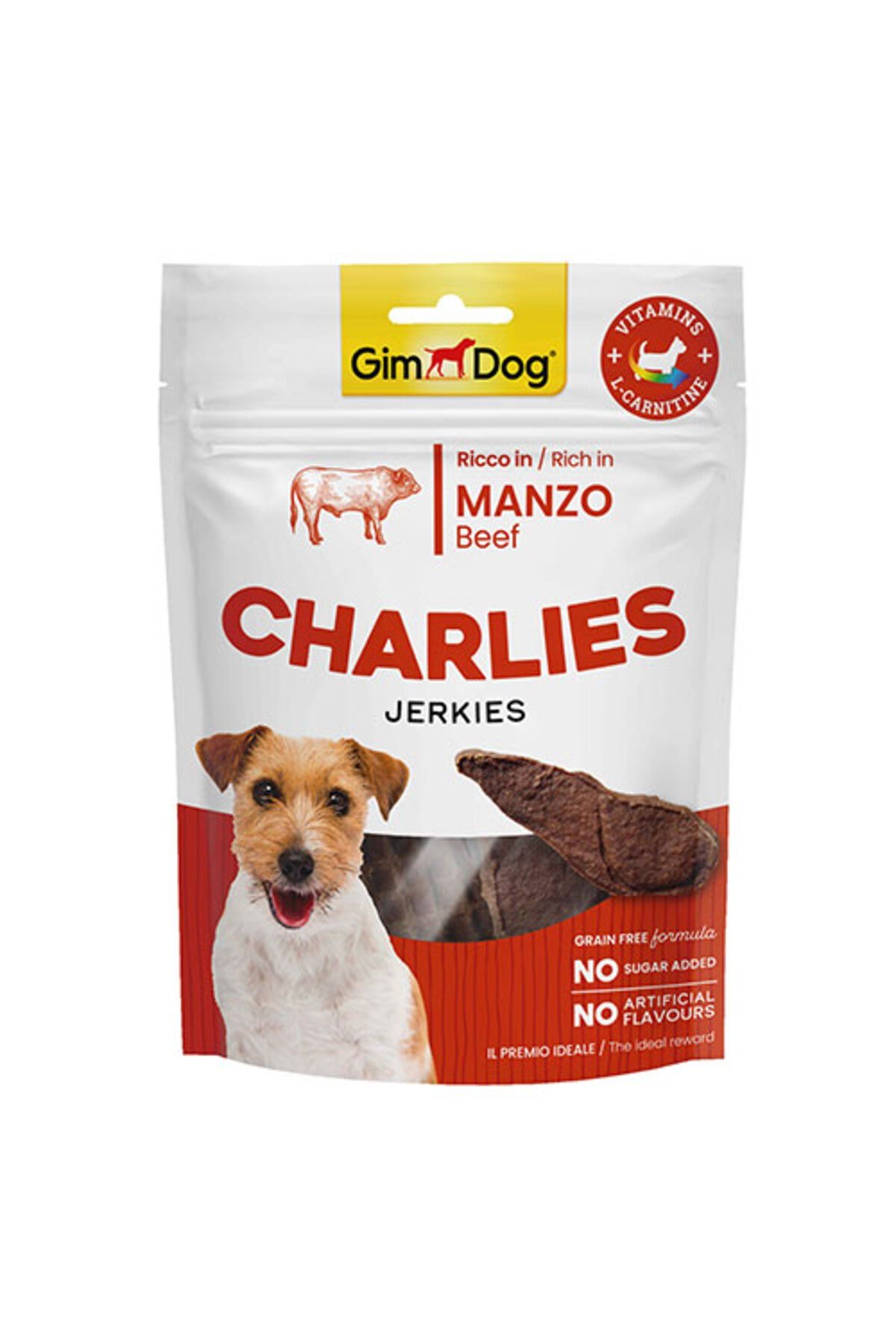 Charlies Jerkies Sığır EtliTahılsız ve Şekersiz Köpek Ödülü 70 Gr