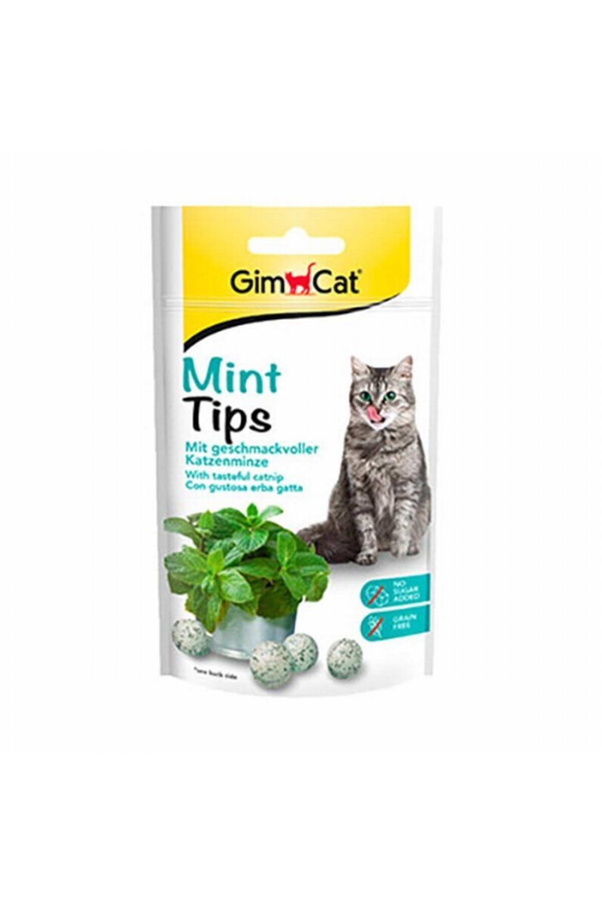 KEDİ ÖDÜL TABLETİ MINTTIPS 40GR
