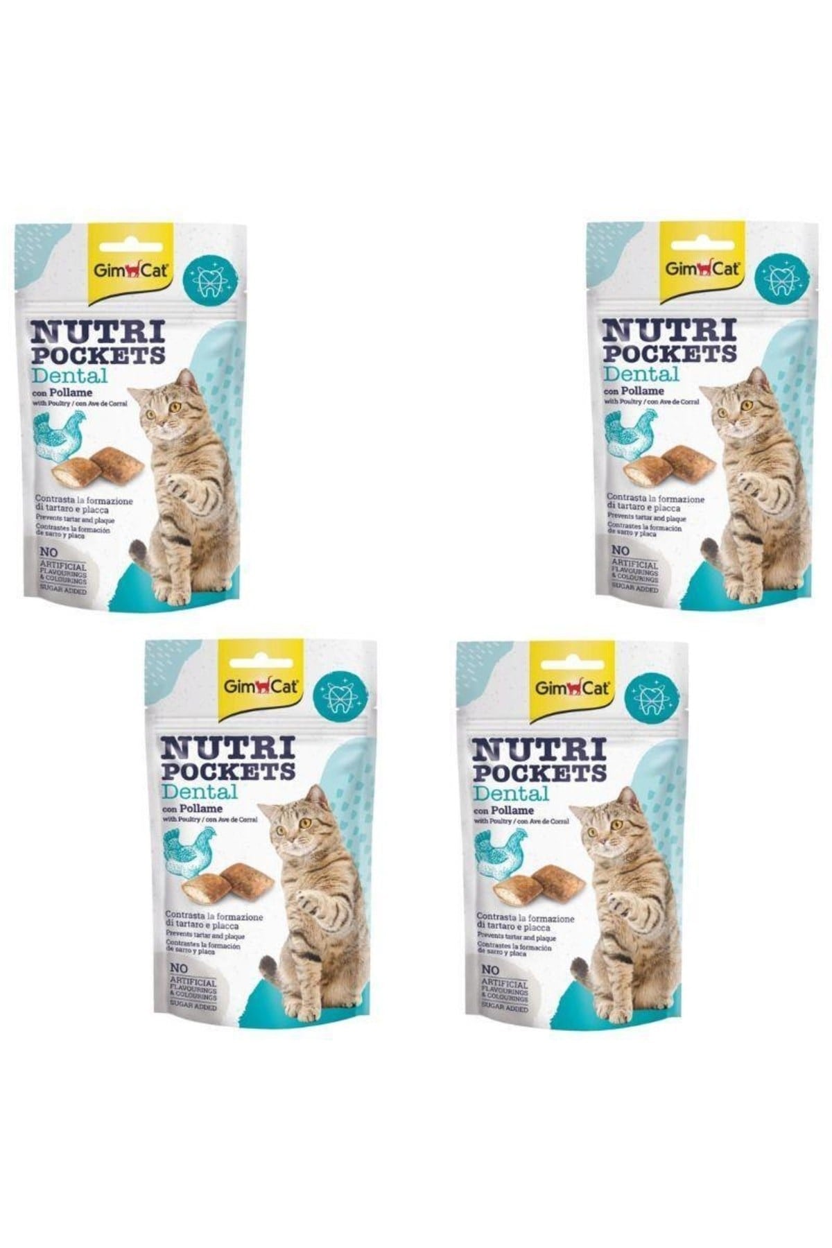 Nutripockets Kedi Ödülü Dental 60 Gr X 4 Adet
