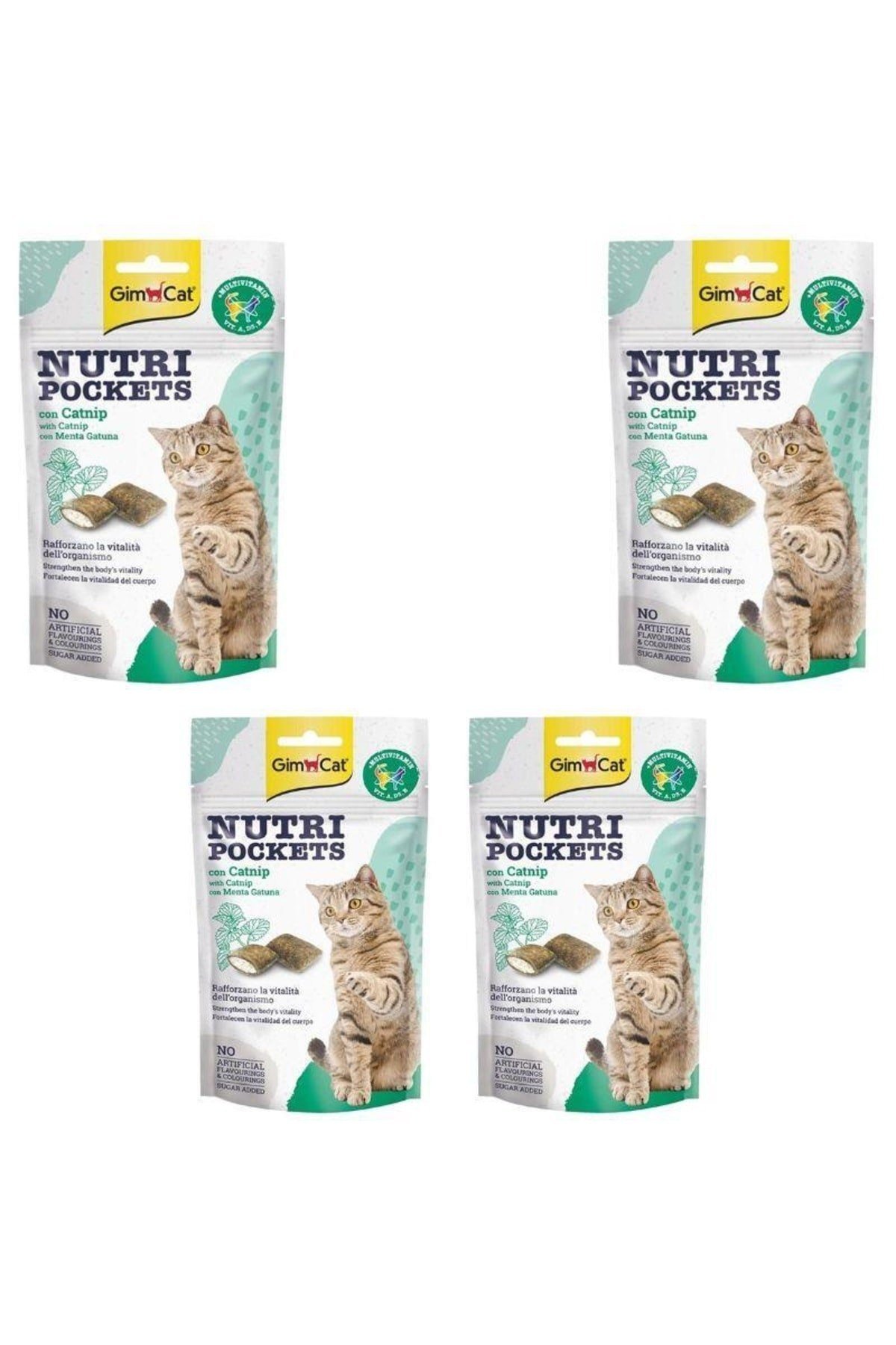 Nutripockets Kedi Ödülü Kedi Otu&multivitamin 60 Gr X 4 Adet