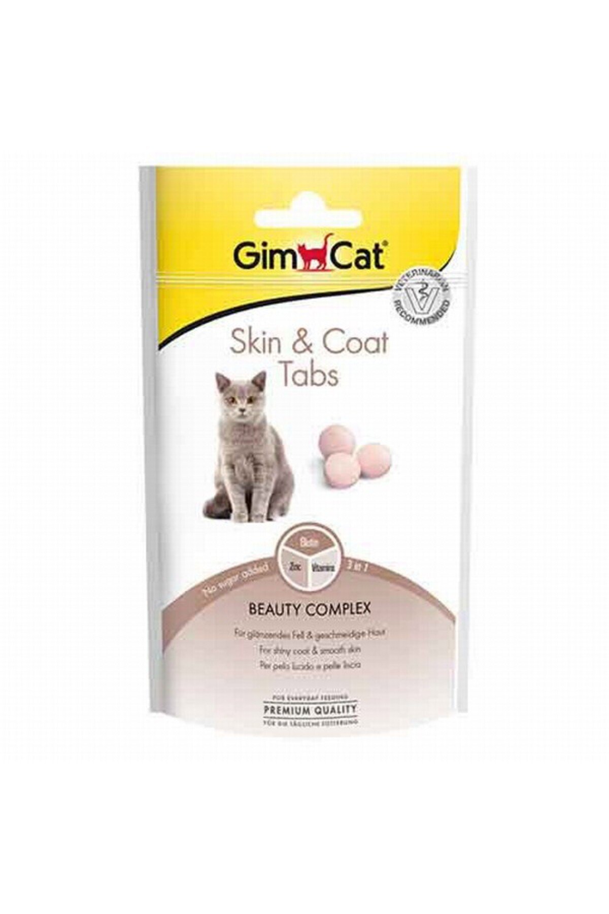 Skin Coat Tabs Deri Ve Tüy Sağlığı Kedi Ödül Tableti 40 gr