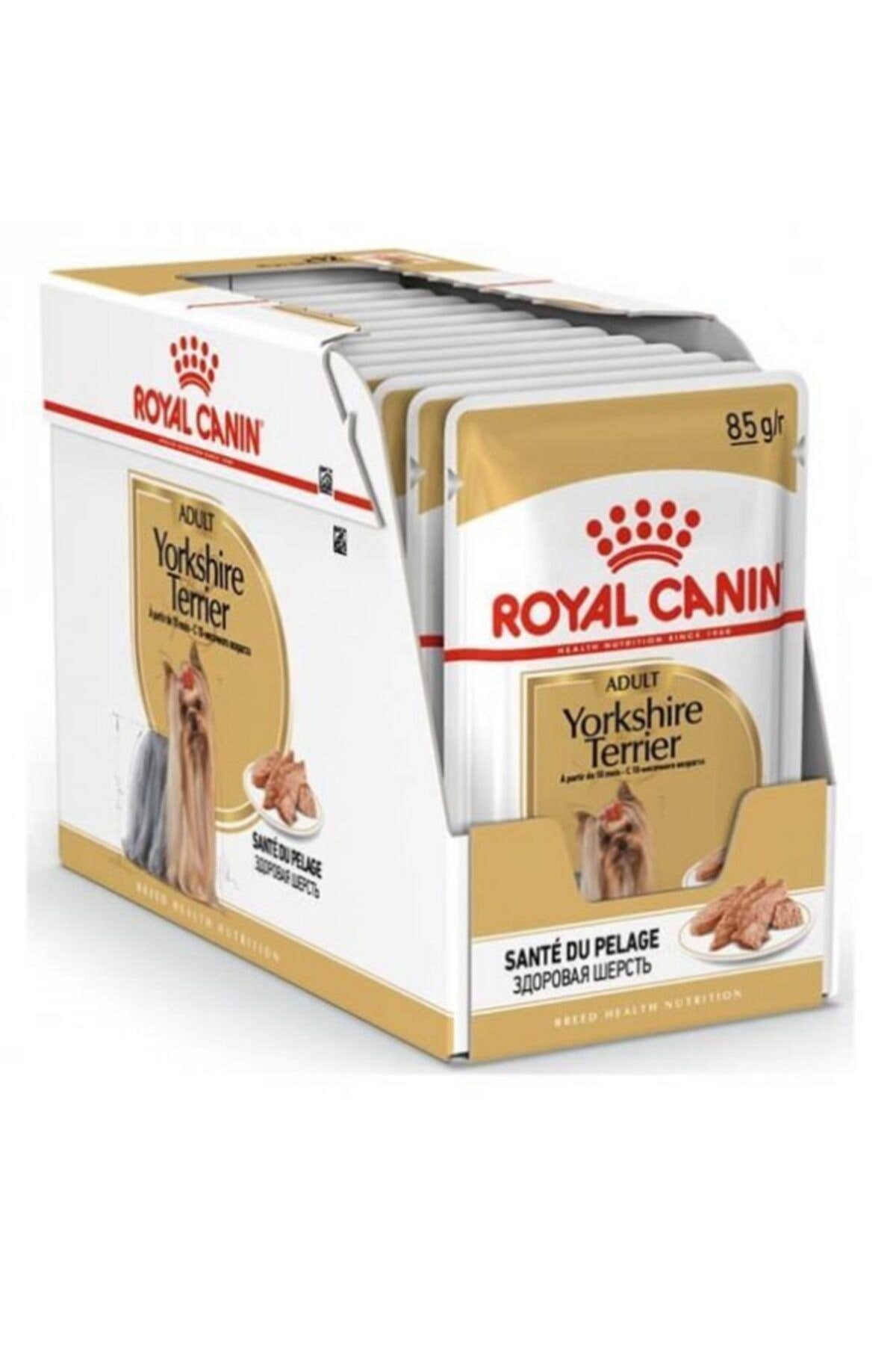 Yorkshire Terrier Adult Yaş Köpek Maması 85 gr 12 Adet