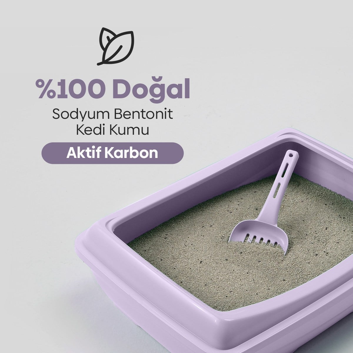 Aktif Karbonlu Topaklanan Kedi Kumu 20kg