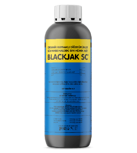Blackjak SC %15 Süspanse Humik ve Fulvik Asit 1 LİTREBlackjak SC %15 Süspanse Humik ve Fulvik Asit altıntarALTINTARBlackjak SC %15 Süspanse Humik ve Fulvik Asit 1 LİTRE