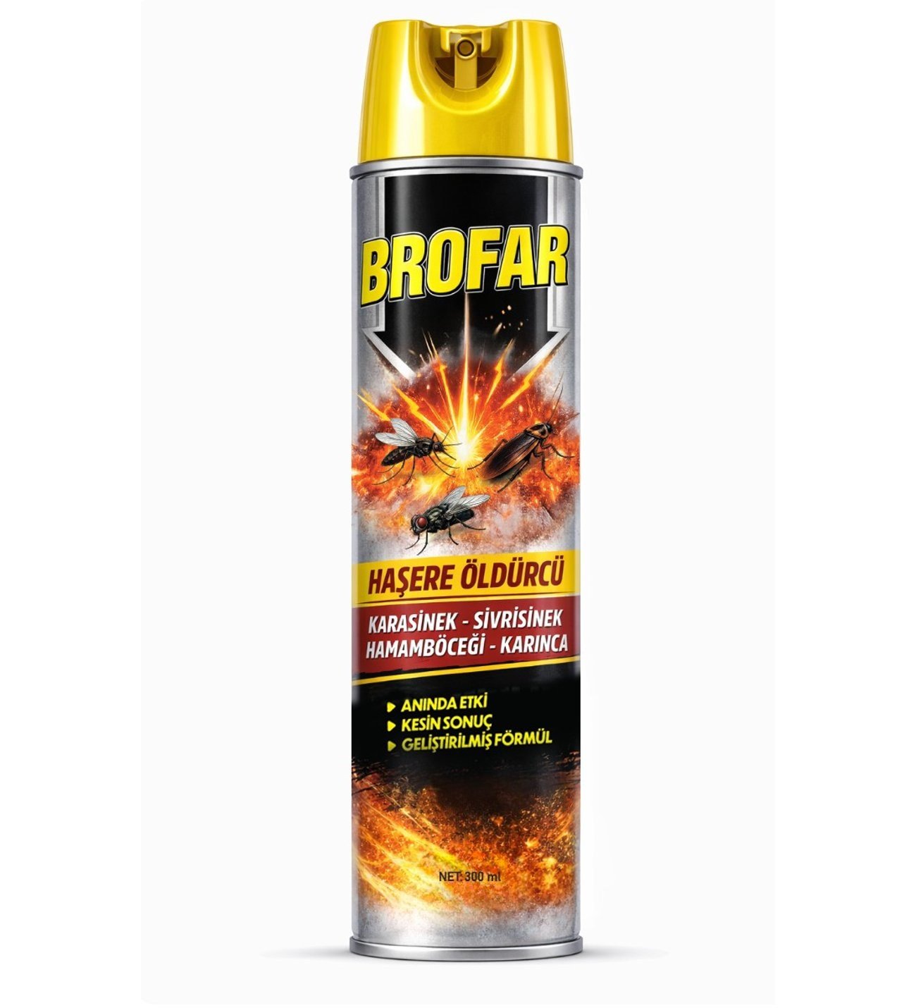 BROFAR AEROSOL 300 MLAKTİF spesifikBROFAR AEROSOL 300 ML