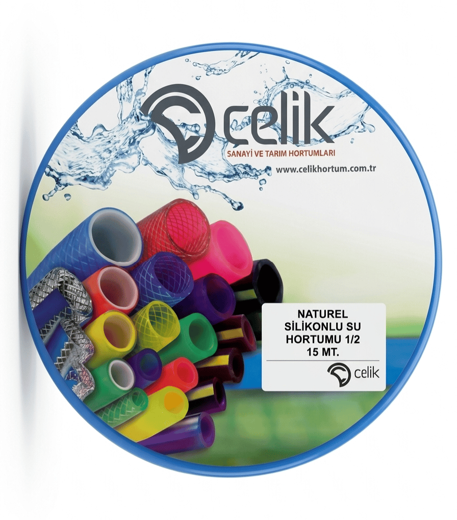 Çelik Pvc Silikonlu Naturel Su Hortumu  1/2 ( İç Çap :12.5 mm)  Metre 16 kgAKTİF  HIRDAVATÇelik Pvc Silikonlu Naturel Su Hortumu  1/2 ( İç Çap :12.5 mm)  Metre 16 kg