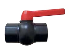 PVC KÜRESEL VANA (DİŞLİ)   (1 1/2 )  (50)CMR - POELSANPVC KÜRESEL VANA (DİŞLİ)   (1 1/2 )  (50)