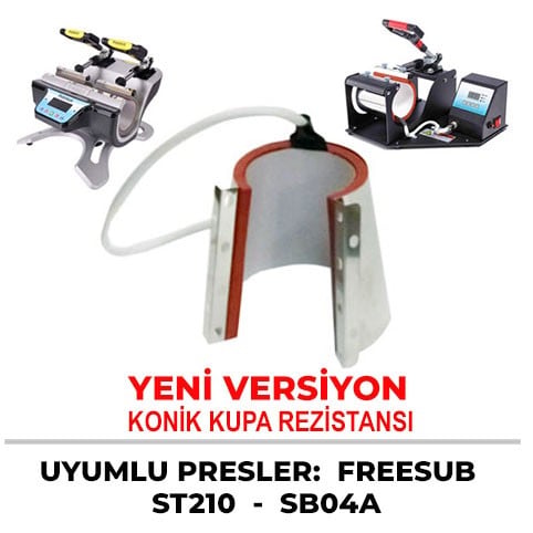Yeni Versiyon Konik Kupa Presi Rezistansı (ST-210 ve SB-04A)