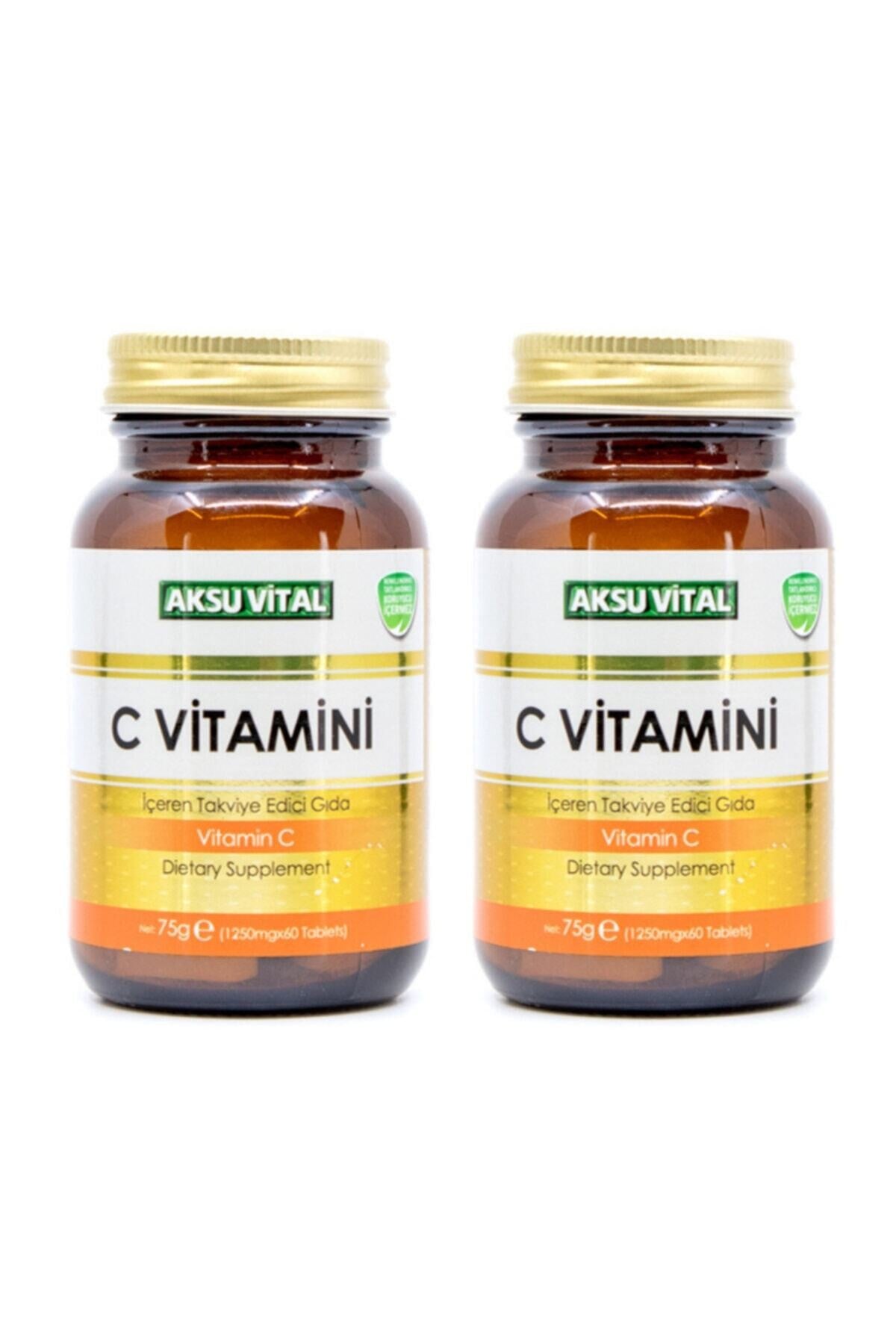Aksuvital Vitamin C 60 Tablet 1250 Mg X 2 Adet
