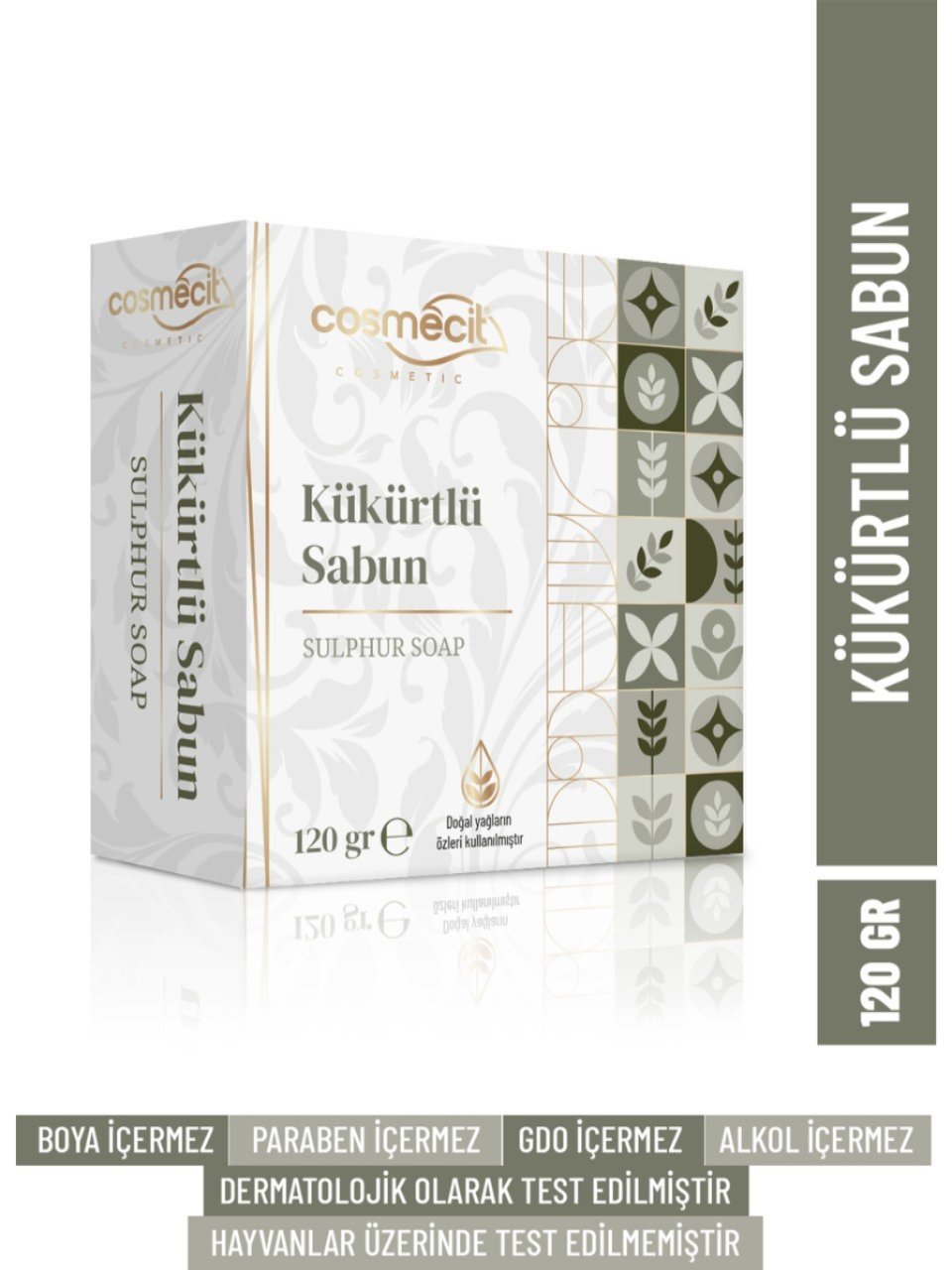 Cosmecit Kükürtlü Sabun 120 gr