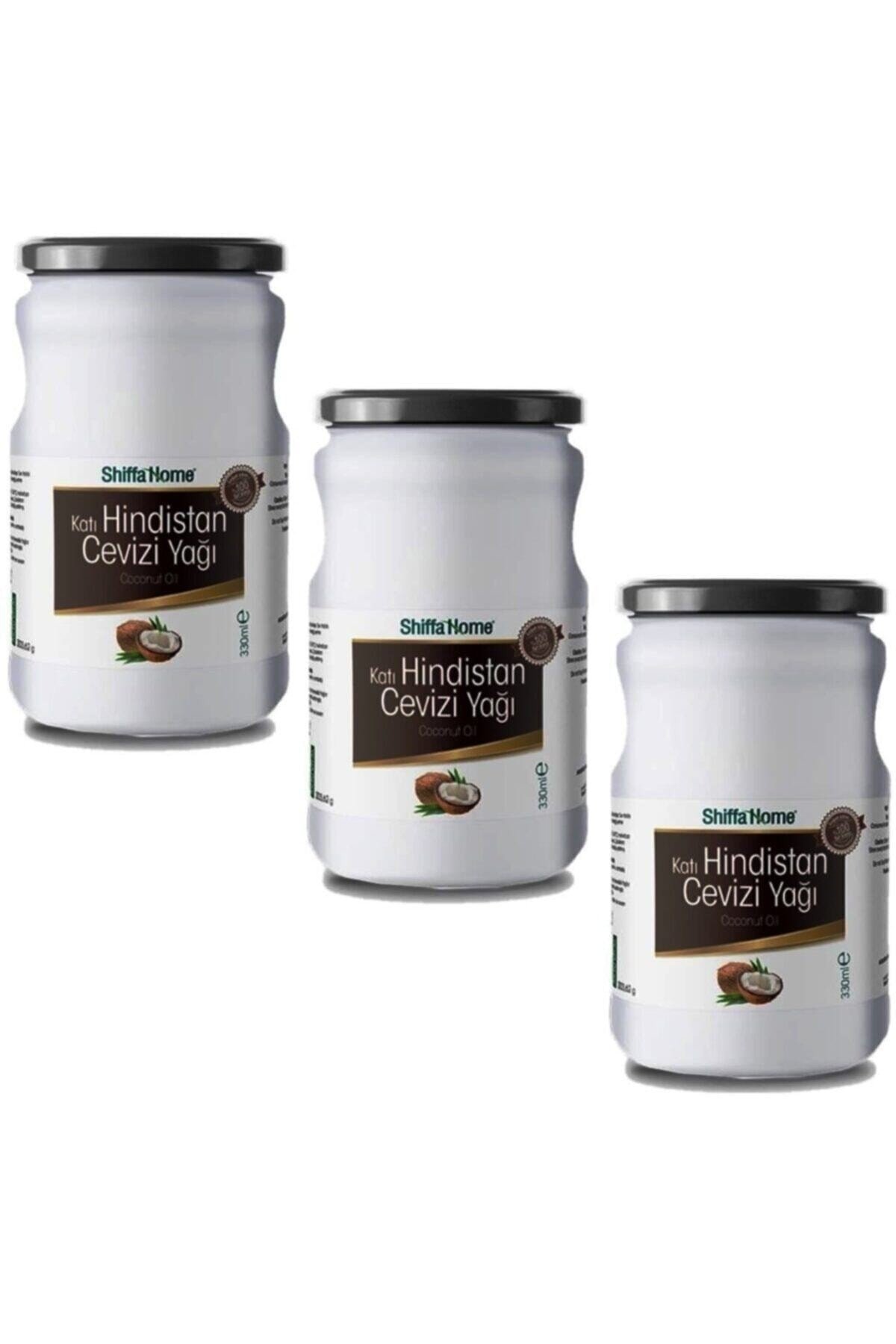 Katı Hindistan Cevizi Yağı 330 Ml X 3 Adet %100 Orjinal Sağ Salim Şifa Market