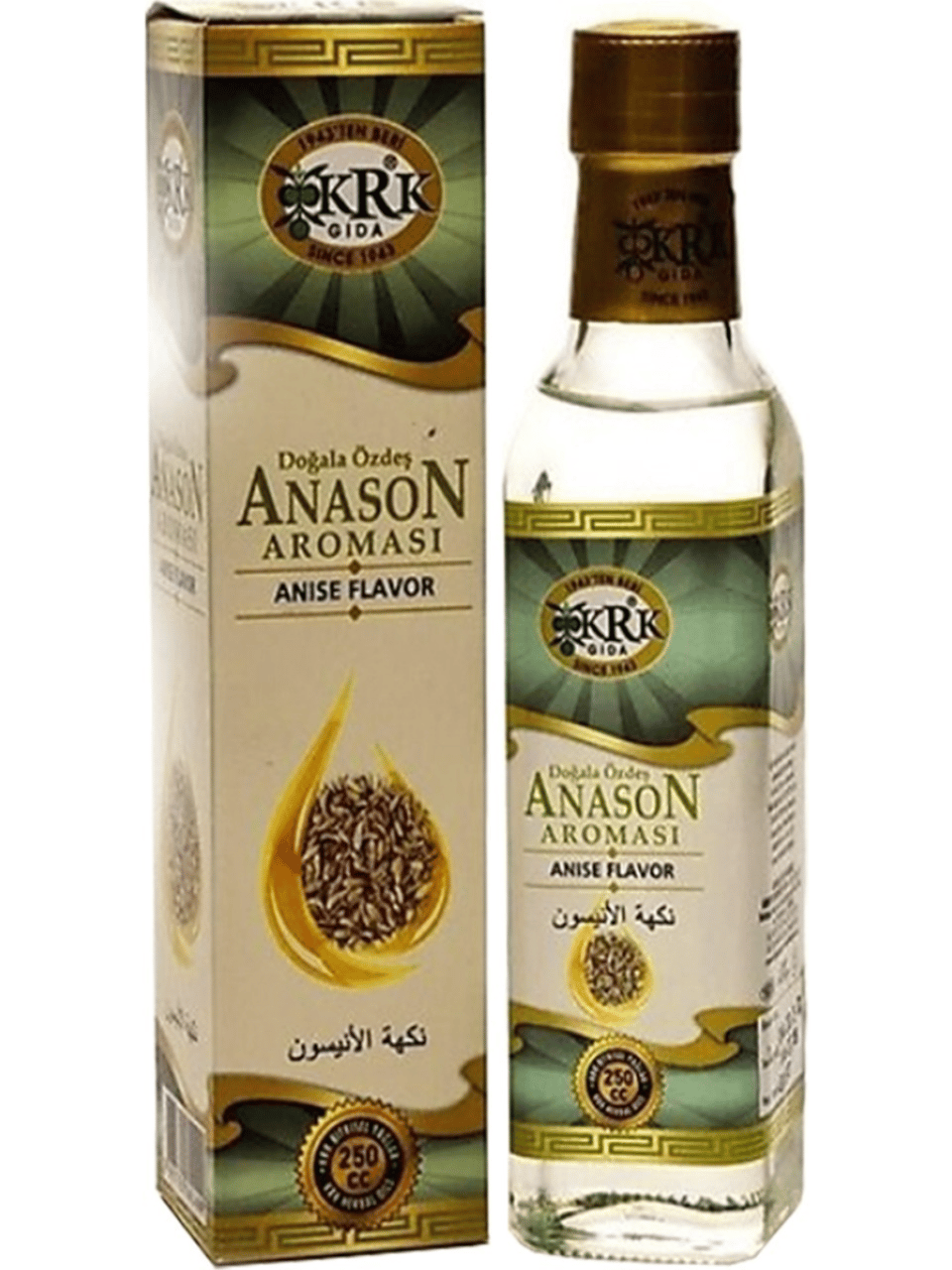 Krk Gıda 250 ml Cam Anason Aroması