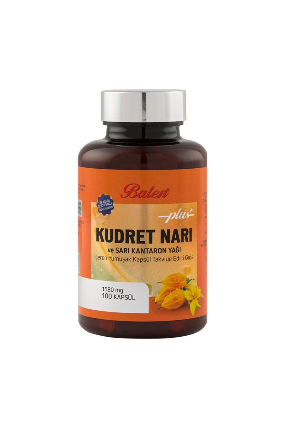 Kudret Narı Ve Sarı Kantaron Yağı Içeren 100 Adet Yumuşak Kapsül