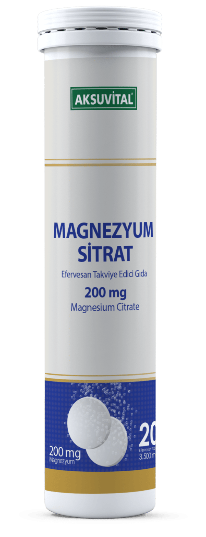 Magnezyum Sitrat Efervesan 20 Tablet M03045