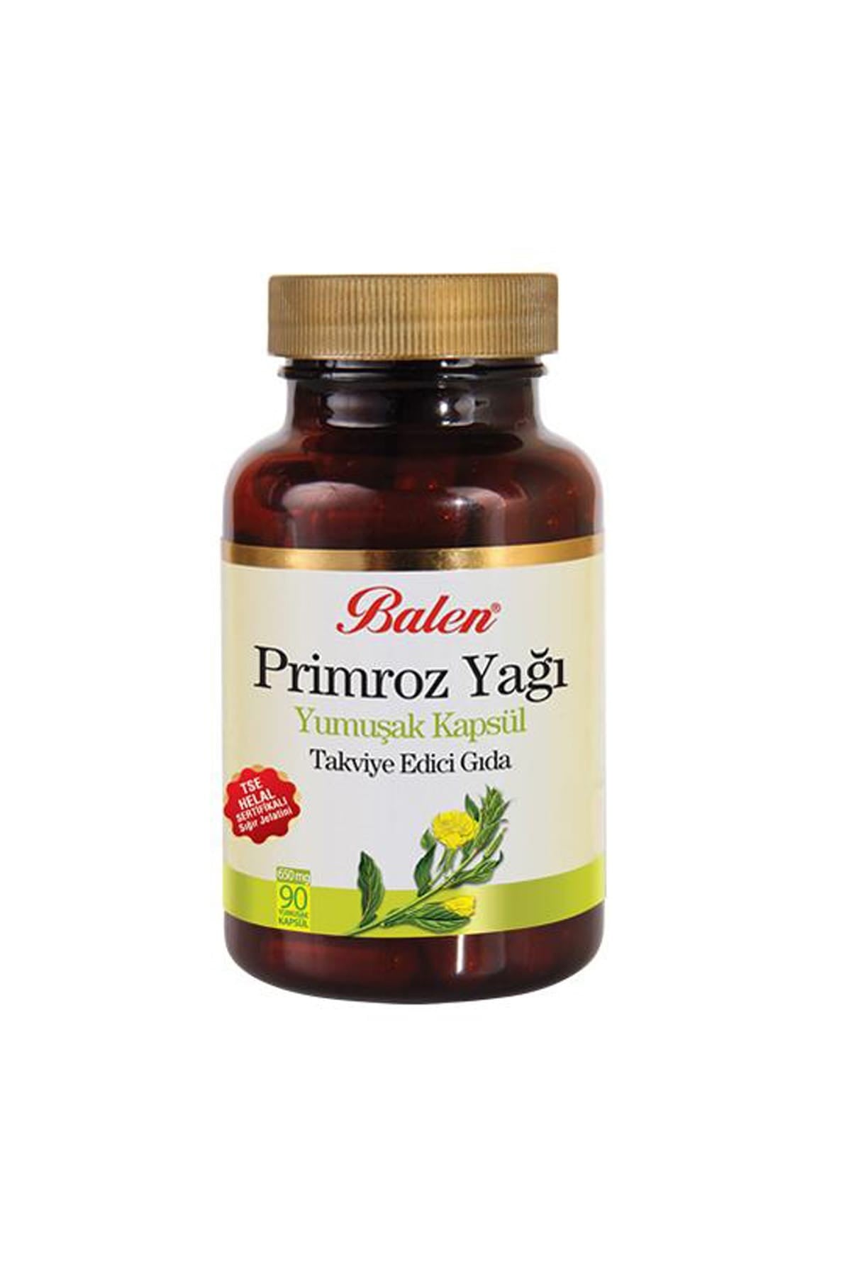 Primroz Yağı Evening Primrose Oil Yum. Kap. 500 Mg X 90 Kapsül