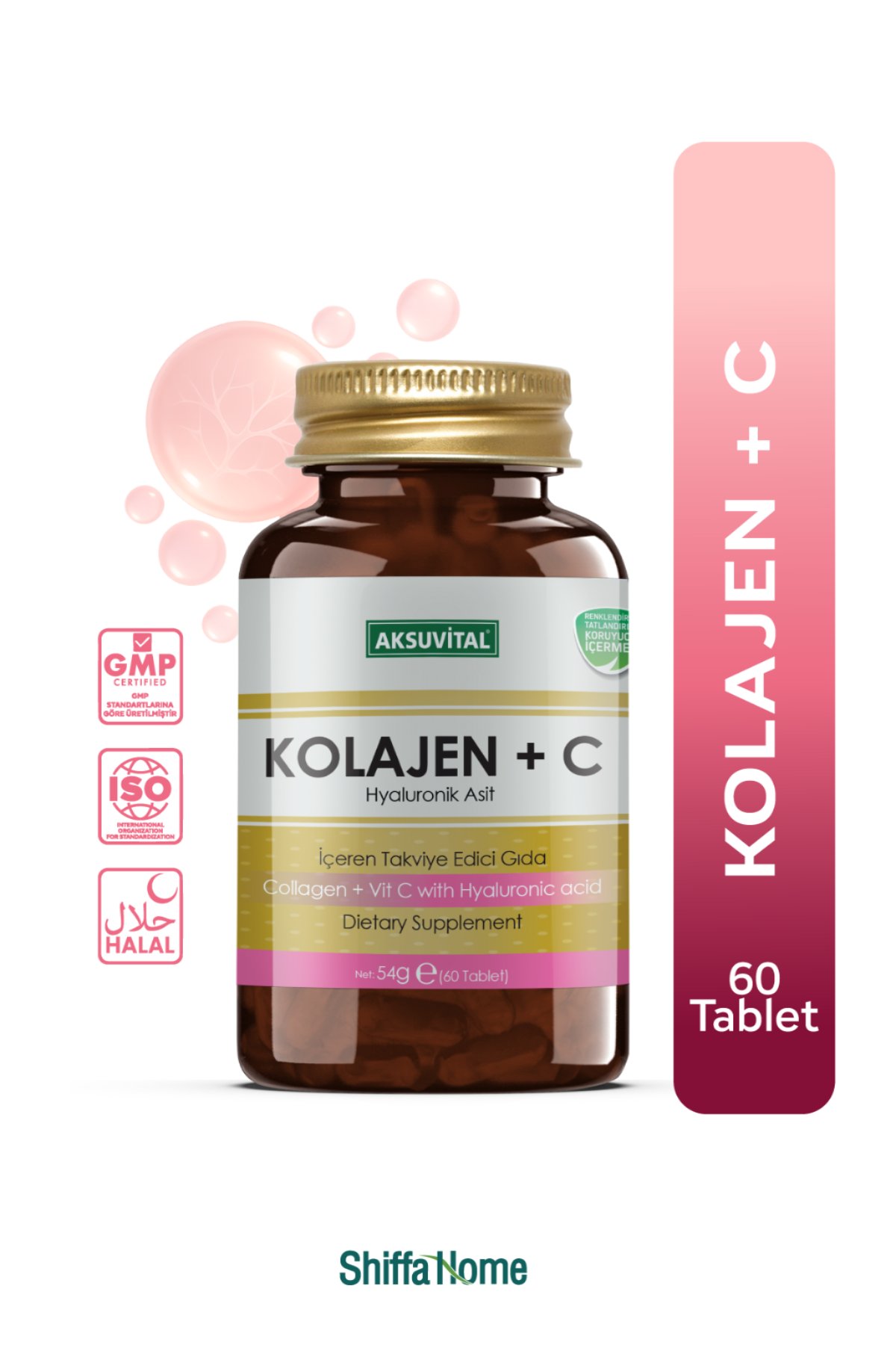 Sepetse Kolajen C Vitamini C Vitaminli Kolajen 60 Tablet Daima Genç Kal