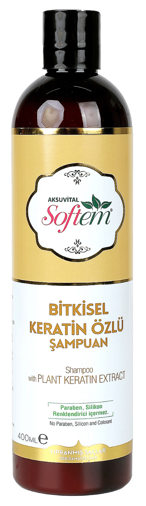 Softem Bitkisel Keratin Özlü 400 ml Şampuan
