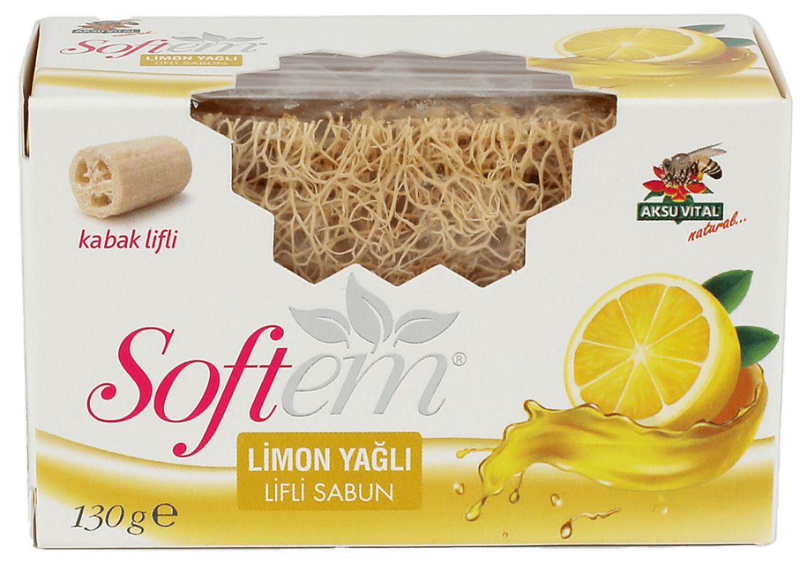 Softem Limon Yağlı Kabak Lifli Sabun 130 gr