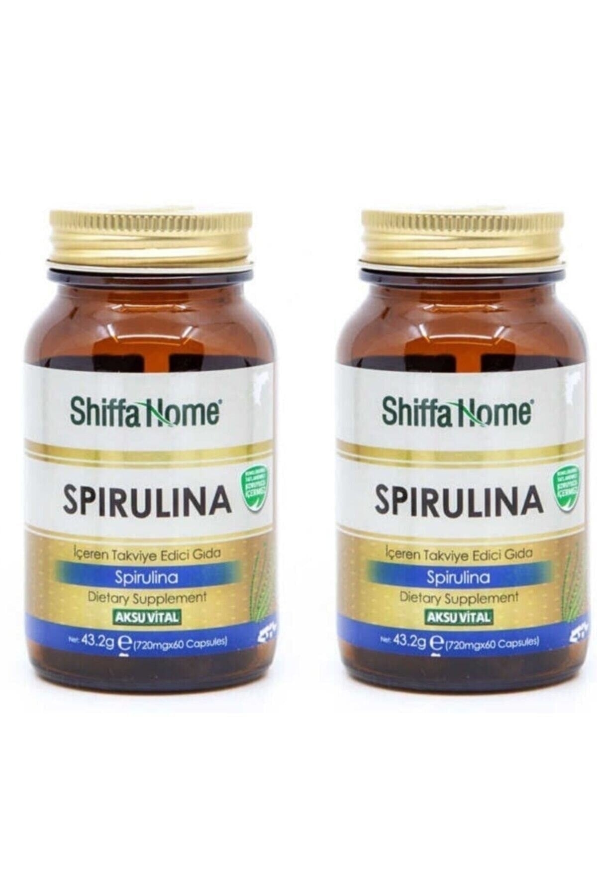 Spirulina 720 Mg 60 Kapsül X 2 Adet