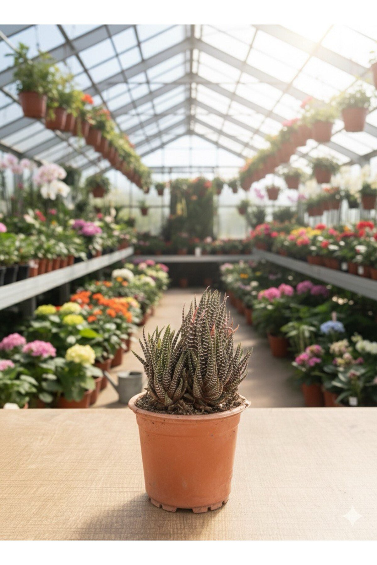 Haworthia - Haworthiopsis fasciata (attenuata) - Zebra Sukulent (Zebra Cactus) - 8.5 saksıda