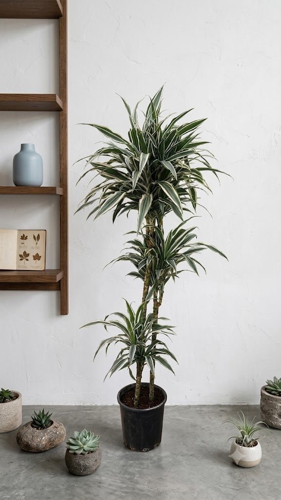 İthal Dev Boy Dracaena Warneckii 160-170 cm | 3 Köklü Salon Çiçeği