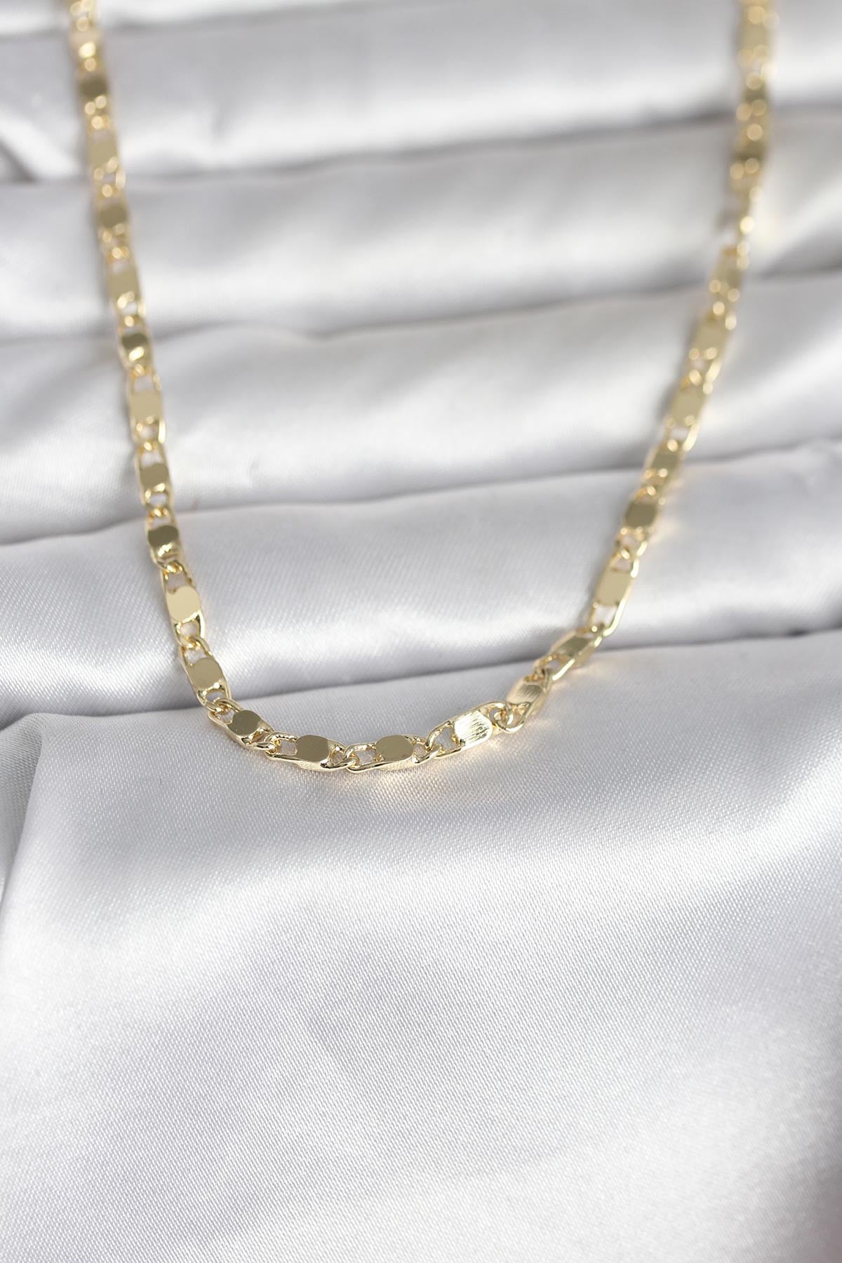 CM 14K Gold Renk Arpa Model 45 cm Kadın Kolye
