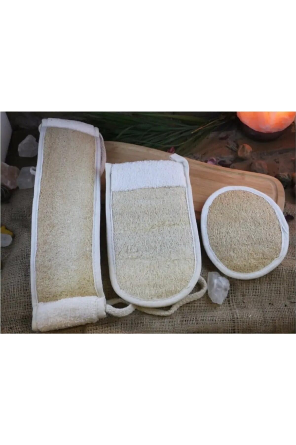 Kabak Lifi Banyo Hamam Kese Spa 3'lü Seti