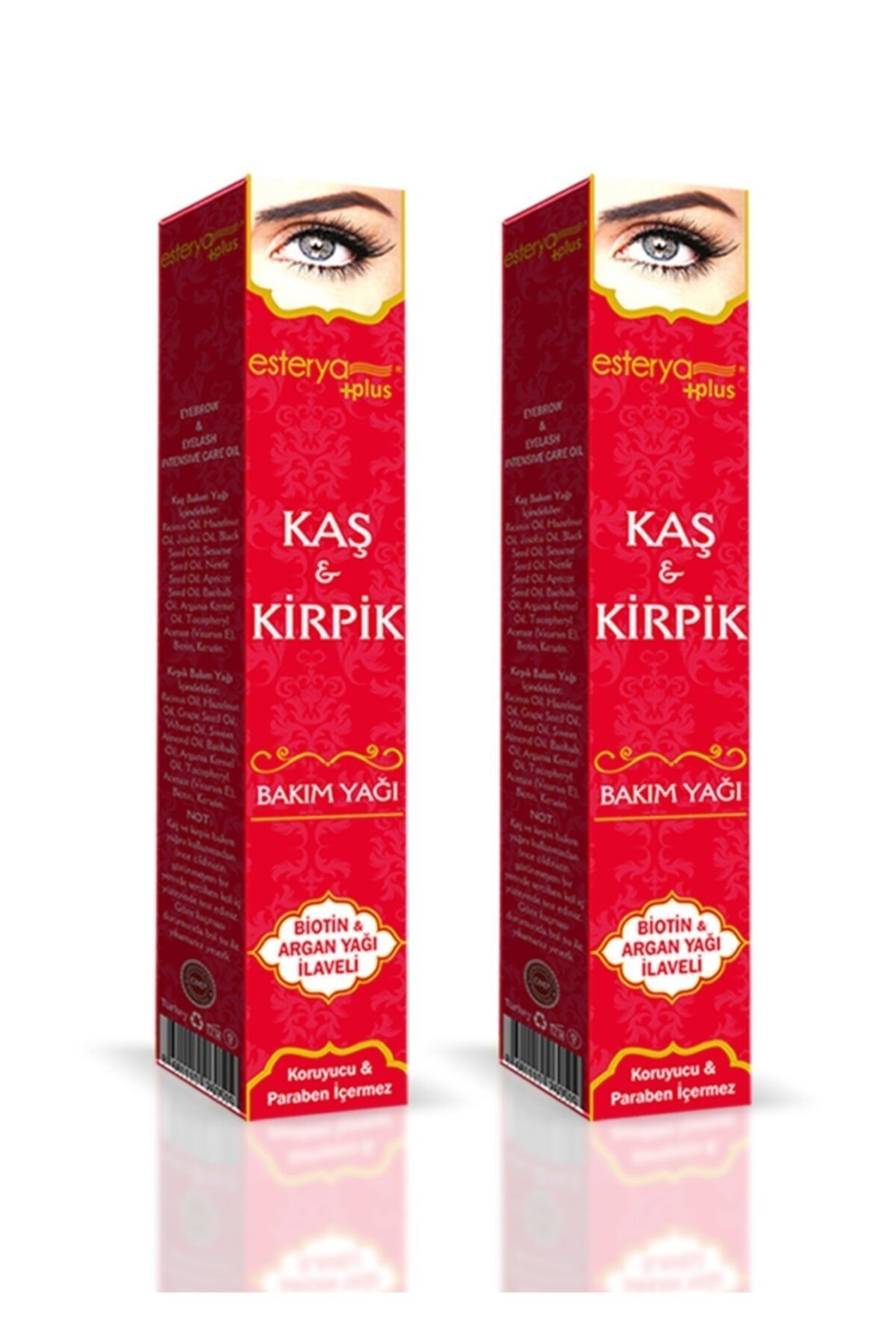 Kaş Ve Kirpik Bakım Yağları 20ml (2 Lİ SET)